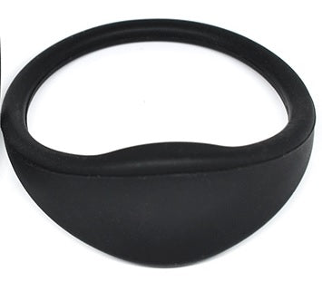 MIFARE Classic 4K 65mm Black Silicone Wristband from idcwonline.