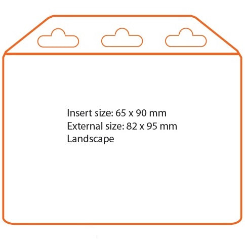 Flexible Landscape Cardholder CH-B-FH1101 (50 Pack)