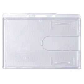 Frosted ID Card Holder Horizontal With Thumb Slide CH-IDCW88F - Pkt 100