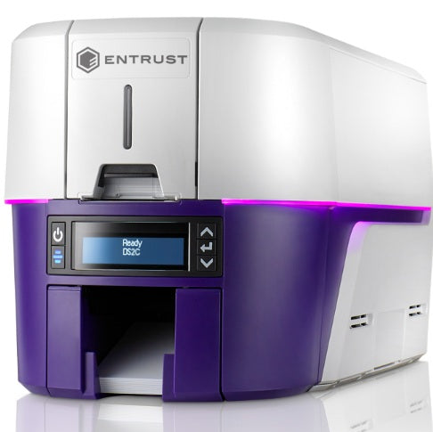Entrust Sigma DS2C Simplex ID Card Printer USB and Ethernet with IIDaaS ribbon