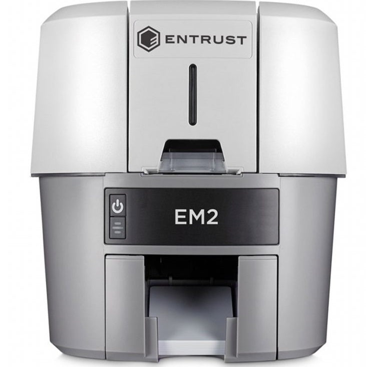 Entrust EM2 Duplex Plastic ID Card Printer USB and Ethernet