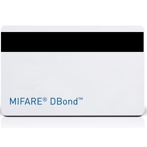 Dbond MIFARE Classic 1K NXP White Smart Cards With HiCo Magnetic Stripe - Pkt 100