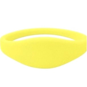 Mifare Classic Silicone Wristband Yellow 1K NXP 65MM - Pkt 20