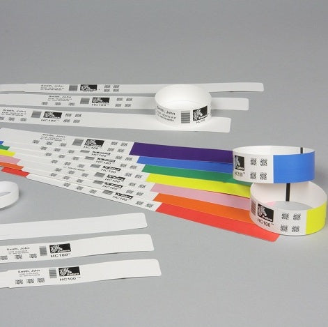 Zebra Z-Band White Cartridge for ZD510-HC Wristband printer