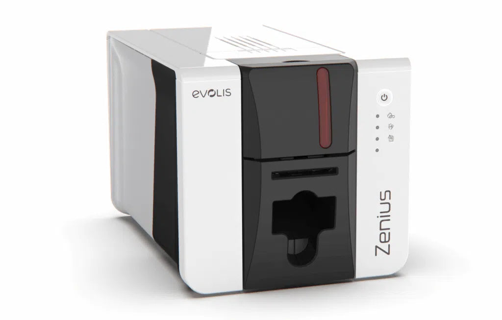 Evolis Zenius 2 Classic Single Sided USB ID Card Printer Bundle