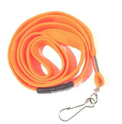 Fluro Orange Lanyards With Swivel Clip  L-12S-Fluro-Or (50 Pack)