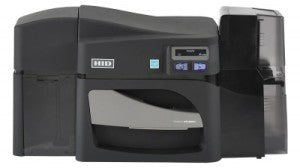 HID FARGO DTC4500e Single Sided ID Card Printer.