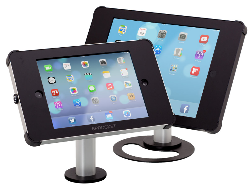 X DESK Fully Featured Tablet Desk Mount Enclosure Easy to Assemble Kit