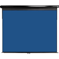  Retractable Backdrop in Royal Blue. Can be wall or ceiling mounted.