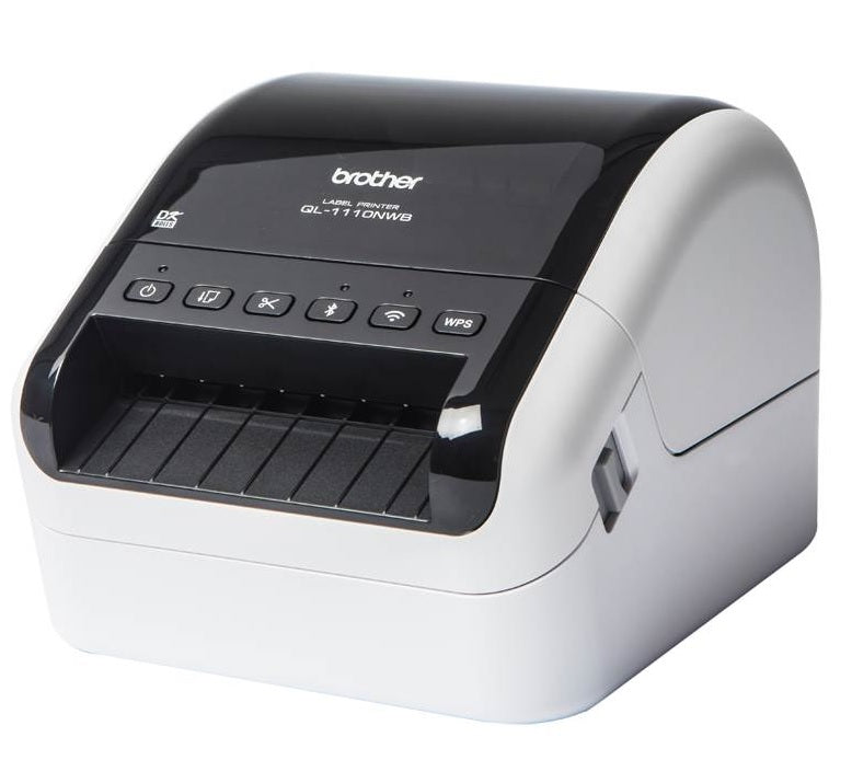 Brother QL-1110NWB Wide Format Label Printer Bluetooth+Wireless+Ethernet Connectivity from idcwonline.
