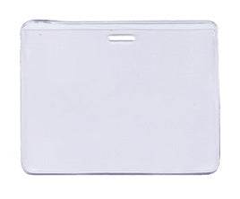 Heavy Duty Clear Flexible ID Card Holder for landscape ID Cards from idcwonline.