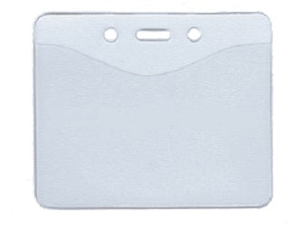  Flexible landscape ID card holder with thumb notch from idcwonline.