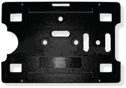 Black rigid universal card holder from idcwonline.