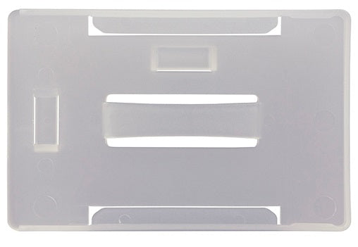 Opaque rigid multi card holder, holds up to five cards from idcwonline.