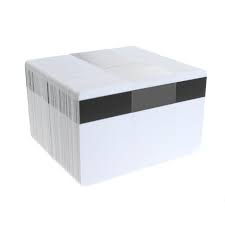  CR80 Blank White PVC Card with Hi-Co Mag Stripe