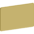  Gold Coloured CR-80 Plastic ID Cards