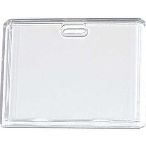 Clear ID Card Holder Landscape Press & Slide Insert CH-IDCW596H - Pkt 100