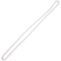Clear vinyl loop strap for attaching luggage tags or ID badge holders to luggage from idcwonline.