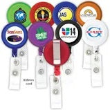 Custom printed heavy duty retractable badge reel from idcwonline. Great for promoting company events or branding.
