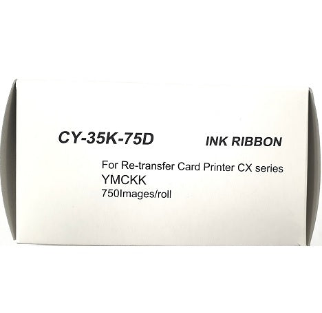 CX330YMCKK Colour Ribbon for CX-D80 Printer - CY-35K-75D