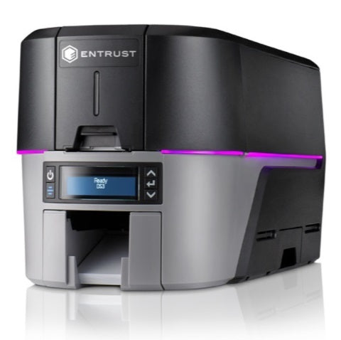 Entrust Sigma DS3 Dual Sided Plastic ID Card Printer With USB and Ethernet Connectivity from idcwonline.