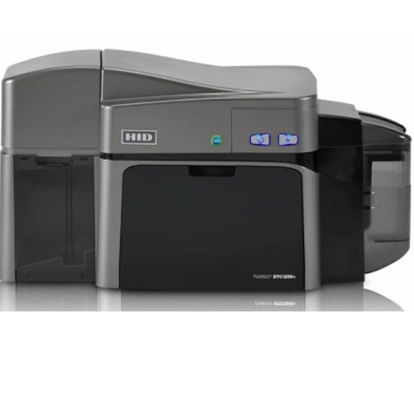 HID FARGO DTC1250e Dual Sided Ethernet ID Card Printer.