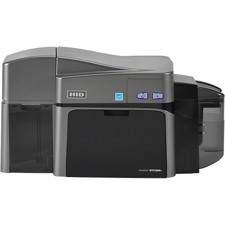 HID FARGO DTC1250e Dual Sided Ethernet ID Card Printer from idcwonline.