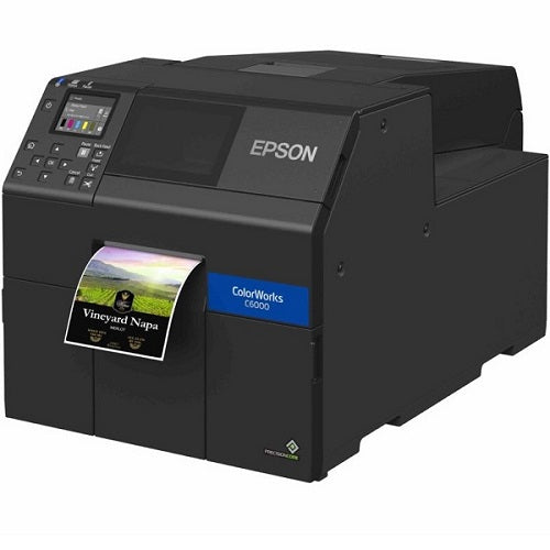 EPSON ColorWorks CW-C6010A 4 Inch Colour Inkjet Label Printer Ethernet & USB with Auto Cutter from idcwonline.