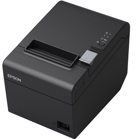 Black EPSON TM-T82III Receipt Printer Ethernet + USB from idcwonline.