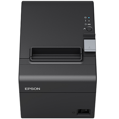 Black EPSON TM-T82III Receipt Printer Ethernet + USB from idcwonline.