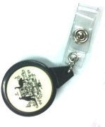  Australian Government anti-twist retractable badge reel from idcwonline. ID Card cannot swivel and face the wrong way.