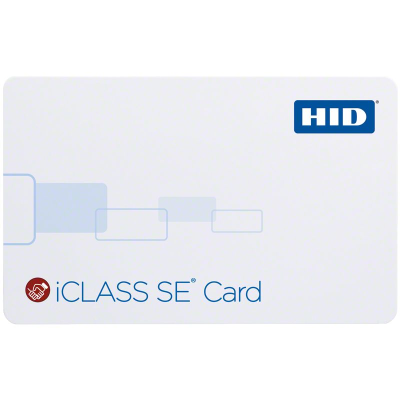  HID iClass SE Contactless Smart Card, 2k bit with 2 application areas.