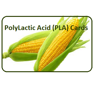Compostable Polylactic Acid Full Colour Pre-printed Cards