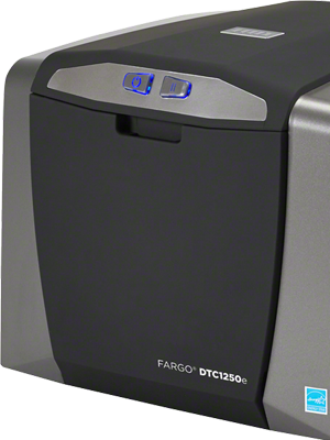 HID® FARGO® DTC1250e Single Sided Ethernet, USB ID Card Printer