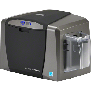 HID FARGO DTC1250e Single Sided USB ID Card Printer with Magnetic Stripe Encoder from idcwonline.