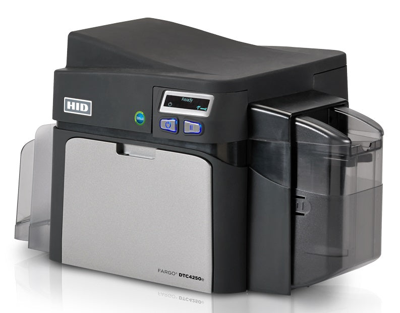  FARGO DTC4250e Single Sided ID Card Printer With USB & Ethernet Connectivity.