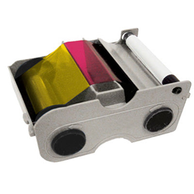 HID FARGO 44210 YMCKOK six panel ribbon for Fargo C30 and C30e Dual Sided ID Card Printer.