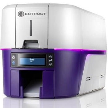 Entrust Sigma DS2 Dual Sided Plastic ID Card Printer With USB and Ethernet Connectivity from idcwonline.