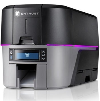 Entrust Sigma DS3 Single Sided Plastic ID Card Printer With USB and Ethernet Connectivity from idcwonline.