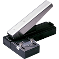Stapler Style Slot Punch With Guide for Punching Plastic ID Cards from idcwonline.