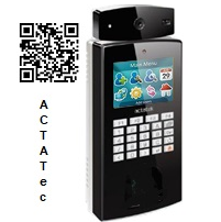 ACTAtek MF-ACTA4-1K-FA  Employee Time Clock  with Facial Recognition & Keypad PIN - 1K Users