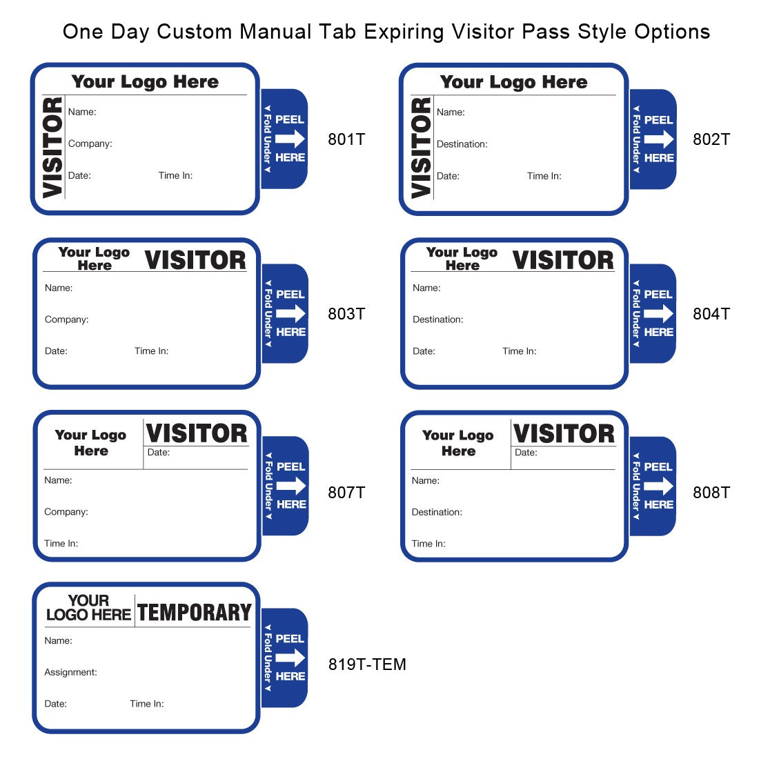 Expiring Visitor book - Tab Expiring