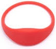 MIFARE Classic 1K 65mm Red Silicone Wristband from idcwonline.